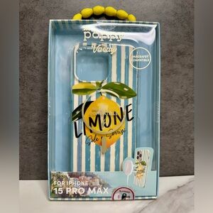 XO Poppy Vacay Limone iPhone 15 Pro Max Case – Brand New in Box